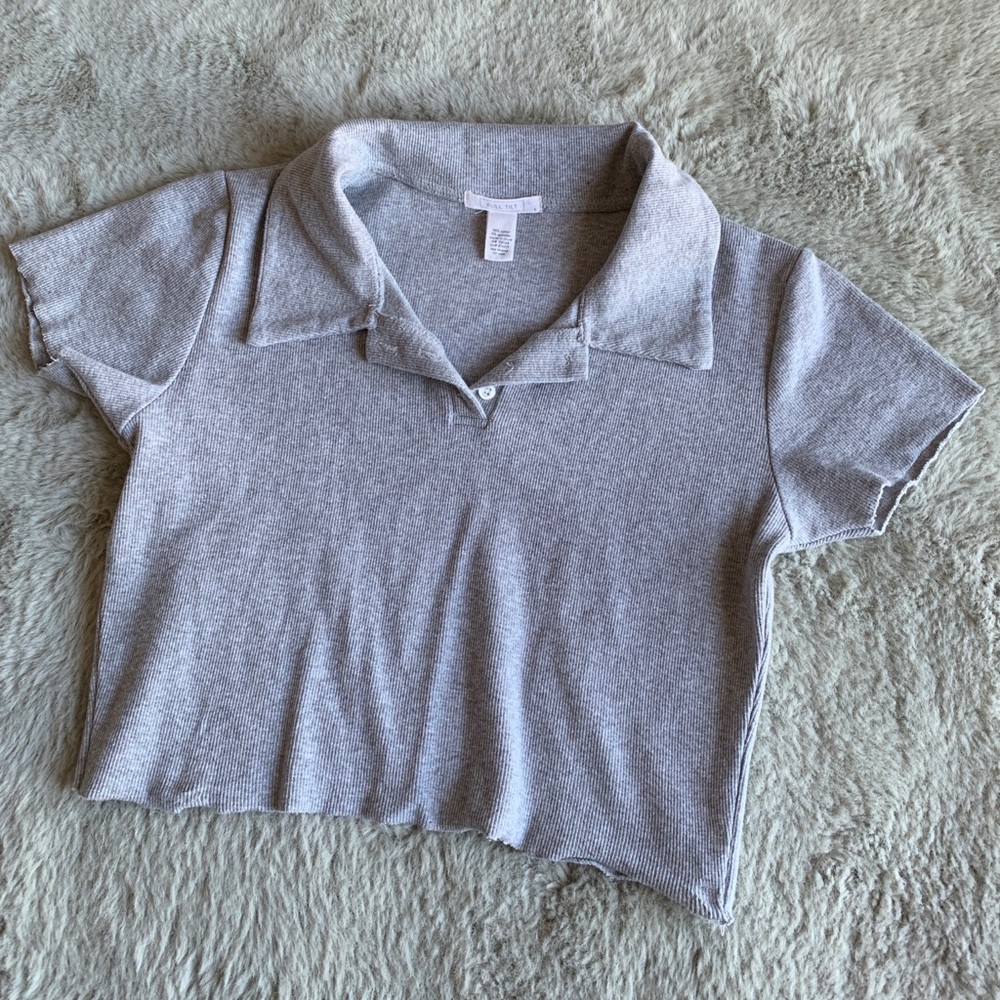 Grey Polo Shirt
